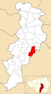 Burnage (ward) Electoral ward in England