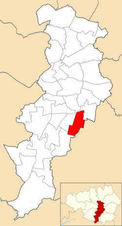 Burnage electoral ward within Manchester City Council