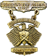 Civilian Marksmanship Program's (CMP) Civilian Excellence-in-Competition (EIC) Rifle Badge (bronze)