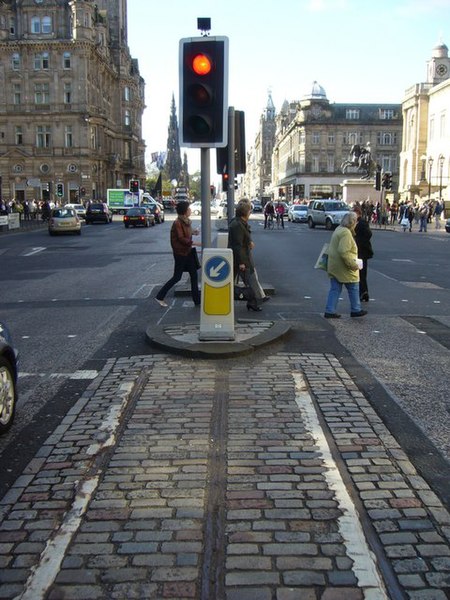 File:Cable car tracks, Waterloo Place - geograph.org.uk - 1516785.jpg