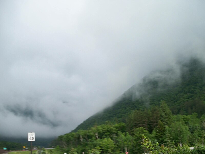 File:Cannon Mountain Fog Franconia Notch State Park.jpg