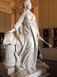 Скульптура «Екатерина II — законодательница» (1790). ГРМ