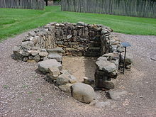 Excavated cellar of the 1762 Smith's House. Cellar of the 1762 Smith's House (8634423465).jpg