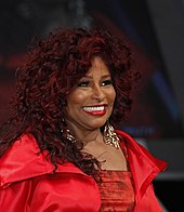 Chaka Khan spent two weeks at number one with "What Cha' Gonna Do for Me". Chaka Khan (cropped).jpg