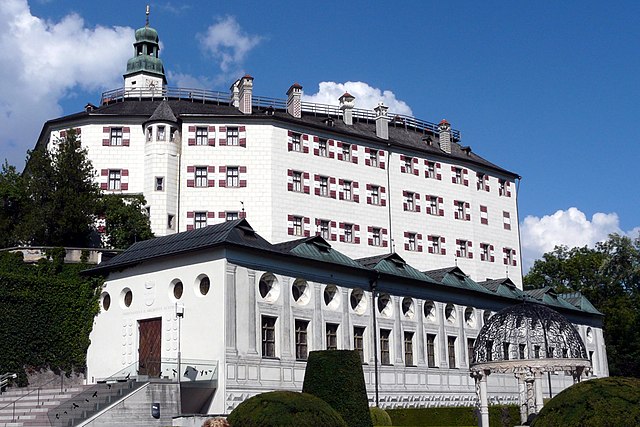 Ambras Castle in Innsbruck, Austria