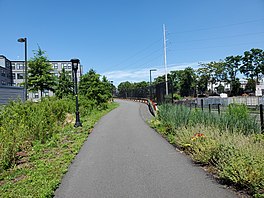 Chelsea Greenway west of Box District station, July 2021.jpg