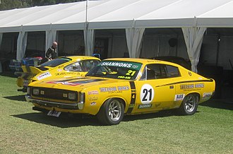 Garry Treloar placed 12th in Pro Am driving a Chrysler Valiant Charger E55 Chrysler VH Valiant Charger E55 of Garry Treloar.JPG