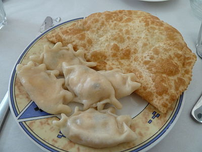 Haliva and mataz, two traditional Adyghe snacks