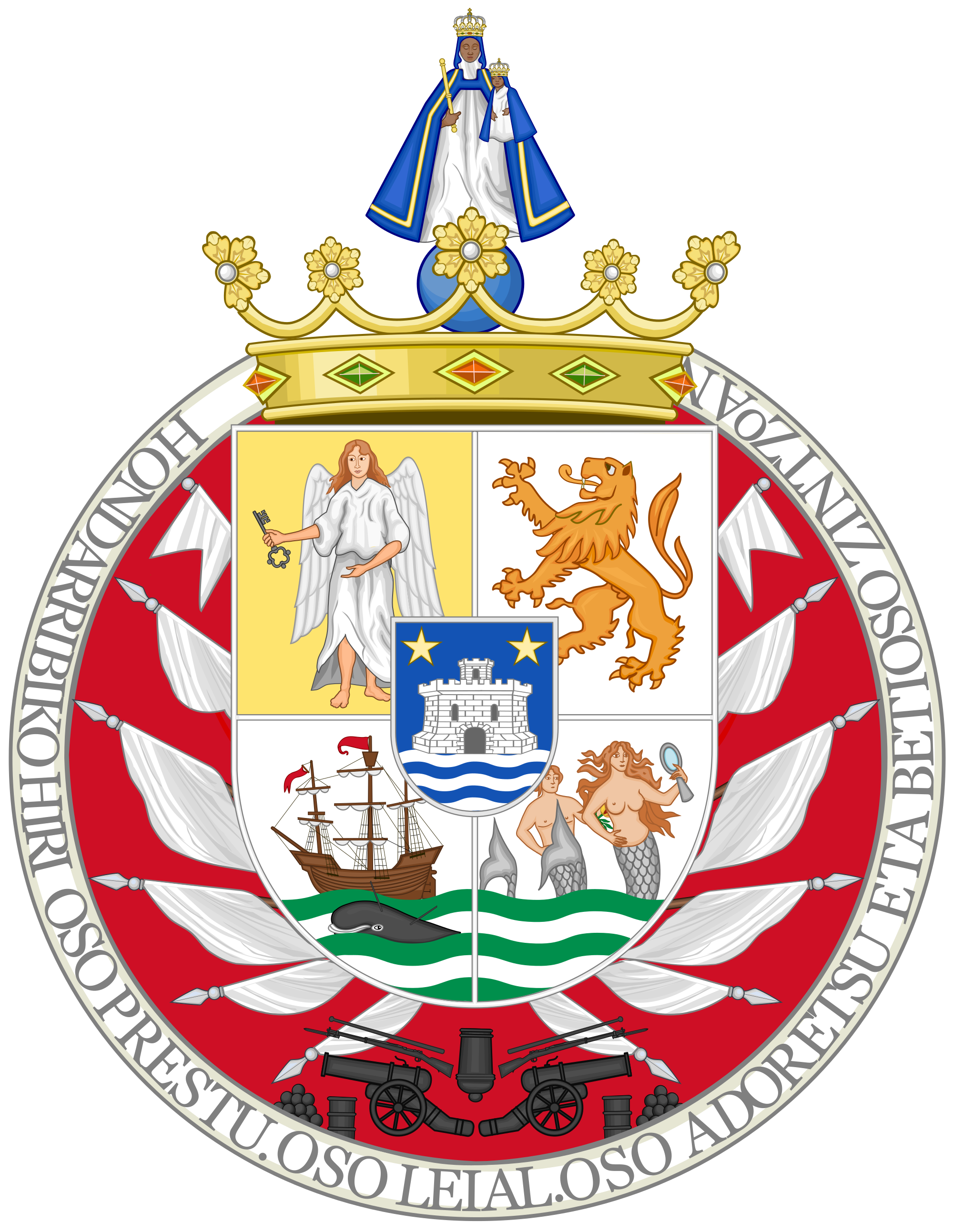 Resultado de imagen de hondarribia escudo