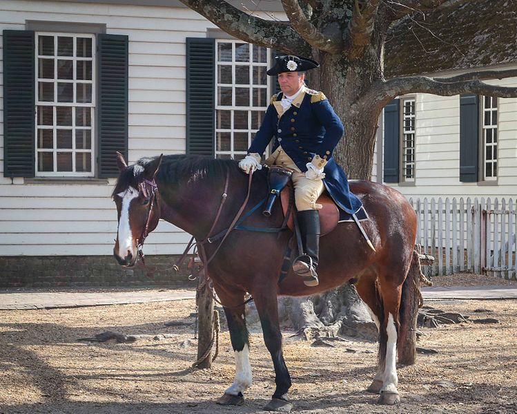 File:Colonial Soldier on a Horse.jpg