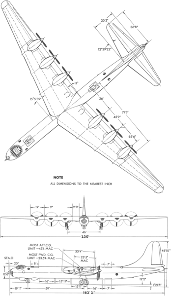 File:Convair B-36B 3-view line drawing.png