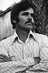 Holden is heavily featured in Cormac McCarthy's (pictured) Blood Meridian (1985). Cormac McCarthy (Child of God author portrait - high-res).jpg