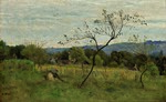 Corot - paisagem com camponesa