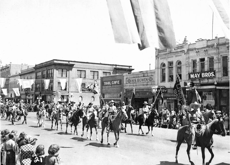 File:Cowboy Parade, Baker, Oregon, 1938 (5858395012).jpg