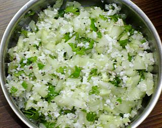 <span class="mw-page-title-main">Kosambari</span> Seasoned split pulses salad