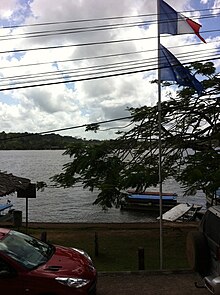 Desembarque na aduana de São Jorge do Oiapoque.