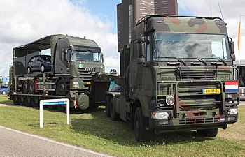 En DAF XF95 Tropco från Nederländernas försvarsmakt.