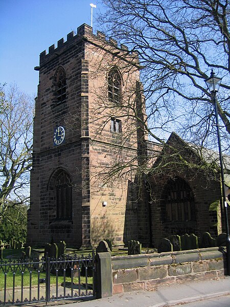 File:Daresbury church tower.jpg