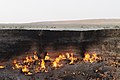 Darvaza gas crater, Jähennem derwezesi, Door to Hell, Gates of Hell, Derweze, Turkmenistan.jpg