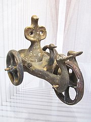 Cult chariot model, Serbia, 1300 BC