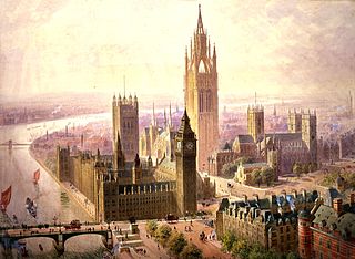 <span class="mw-page-title-main">Imperial Monumental Halls and Tower</span> Edwardian architectural proposal for Westminster, London