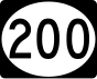 Puerto Rico Tertiary Highway 200 marker