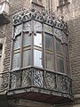 Particolare finestra del Barri Gòtic a Barcellona