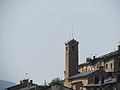 Campanario de la iglesia de Santa Cecilia.