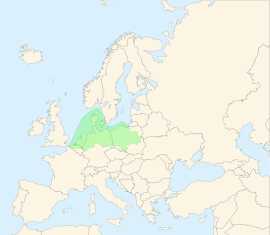 Rozsah nížiny v rámci Európy