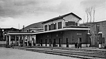 la stazione negli anni trenta