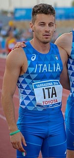 Federico Cattaneo Italian male sprinters