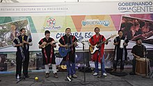 Indigenous Salvadoran musical group Festival para el Buen Vivir y Gobernando con la Gente-San Vicente (25065791041).jpg