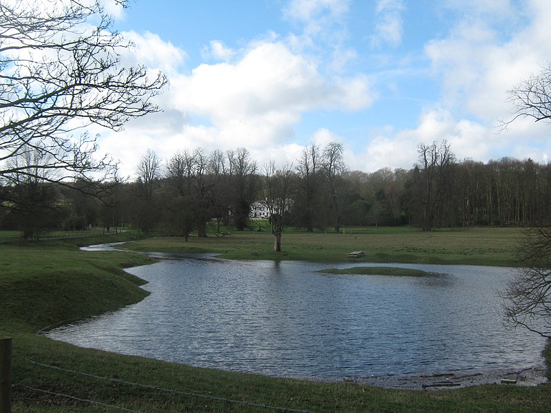 File:Flooding on the River Nailbourne in Charlton Park - geograph.org.uk - 1776821.jpg