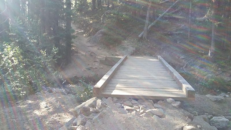 File:Footbridge, Colorado Trail near N Elbert Trailhead.jpg