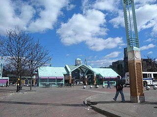 Fordham Road Street in the Bronx, New York