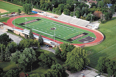 Football is big in Iowa; this is Fort Dodge High School's stadium