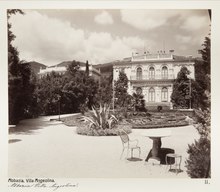 Die Villa Angiolina in Abbazia (Opatija), fotografiert 1891