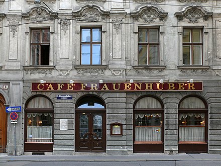 Café Frauenhuber, open since the days of Mozart