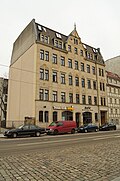 Apartment building in a formerly closed development