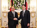 日本の岸田文雄首相と（2022年9月26日）