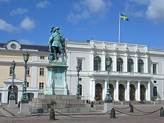 Gustaf Adolfs torg, Gothenburg square in Gothenburg, Sweden