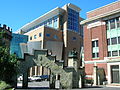 A view of the gatehouse at Stevens Institute of Technology.