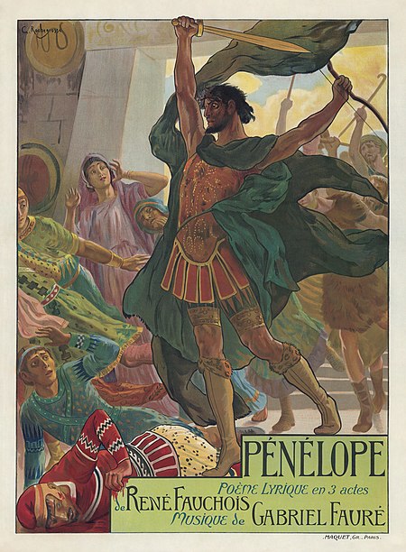 ไฟล์:Georges Rochegrosse - Poster for Gabriel Fauré's Pénélope (1913).jpg