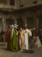 The Slave Market, w:Jean-Léon Gérôme, c. 1884