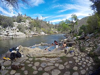 <span class="mw-page-title-main">Remington Hot Springs</span> Thermal spring in Kern County, California