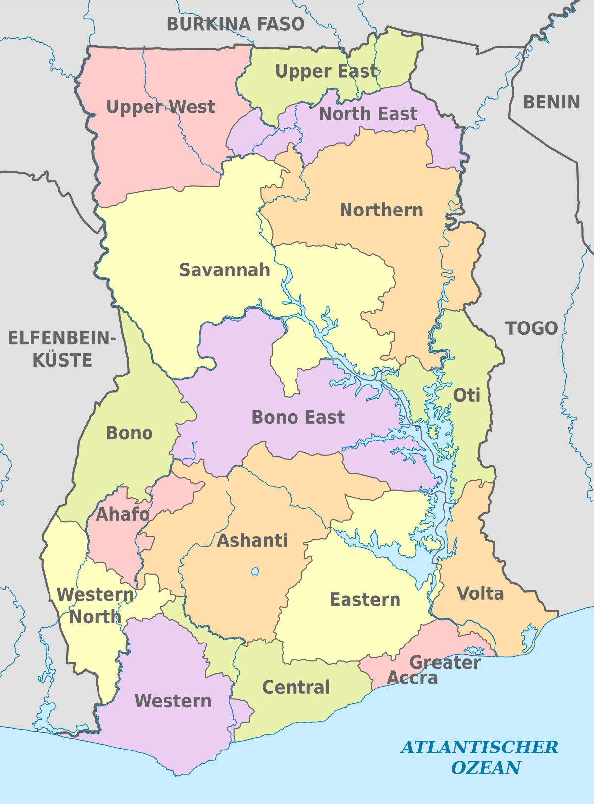 Geography of Ghana - Wikipedia