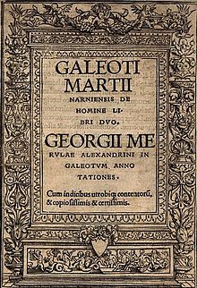 De Homine libri duo Georgii Merulae Alexandrini, 1517