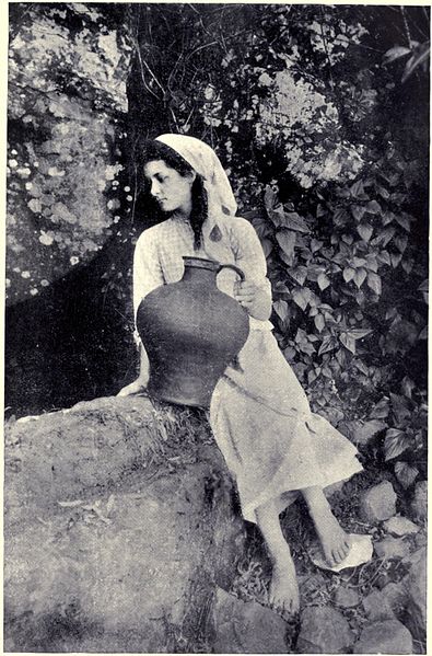 File:Girl with a Water Pôte at the Side of a Levada, MON 1909.jpg