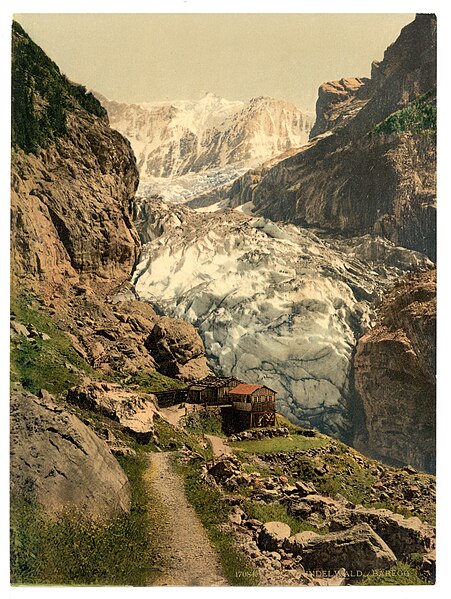 File:Glacier and Bäregg Inn, Grindelwald, Bernese Oberland, Switzerland-LCCN2001701304.jpg