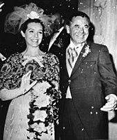 Ford and Kathryn Hays on their wedding day in 1966